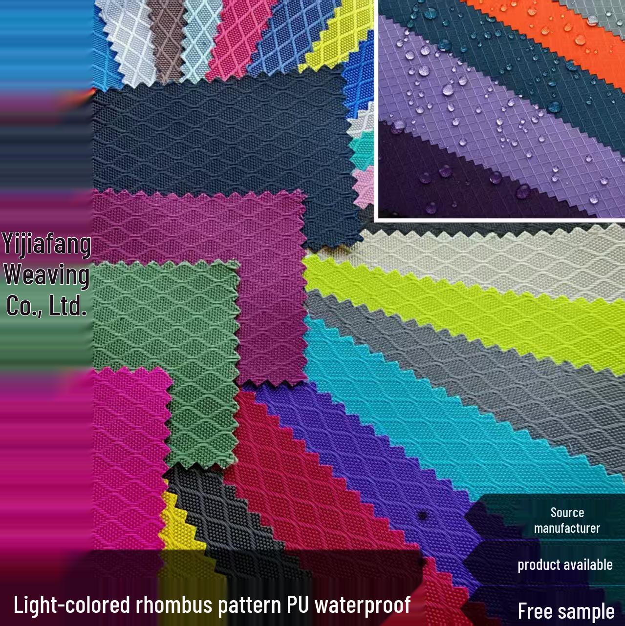 

Waterproof Geometric Pattern PU Coated Outdoor Storage Bag