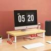 Office Desktop Computer Stand Rack Bracket Raised Shelf Laptop Monitor Wooden Table Home Storage Holders Utility Accessories
