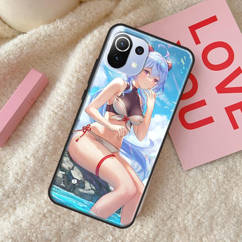 

Genshin Impact сексуальный милый чехол для телефона для девочек для Xiaomi Mi 11 Lite 12 11T Pro POCO X3 Pro X3 GT F1 F3 M3 M4 X4 Pro POCO M4 Pro 5G