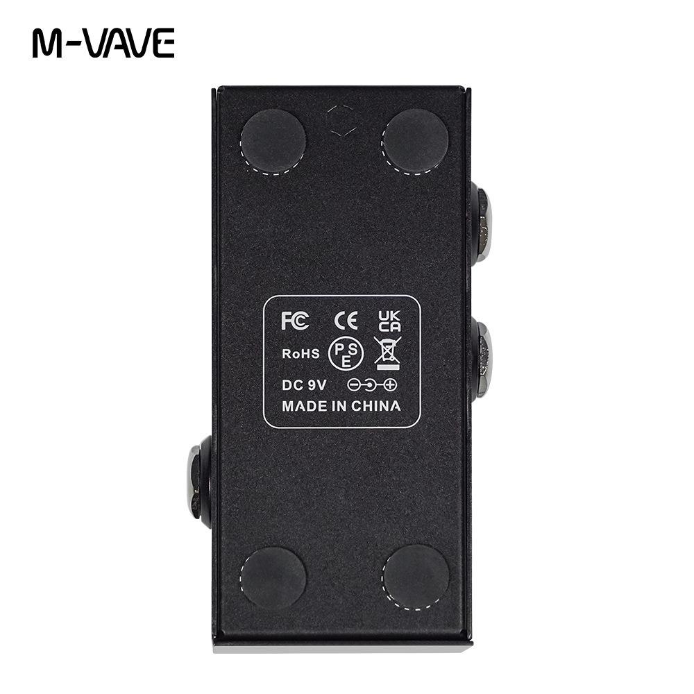 M-VAVE Guitar ABY Line Selector: Pro Electric Guitar Amp Switch & Signal Splitter for Performances