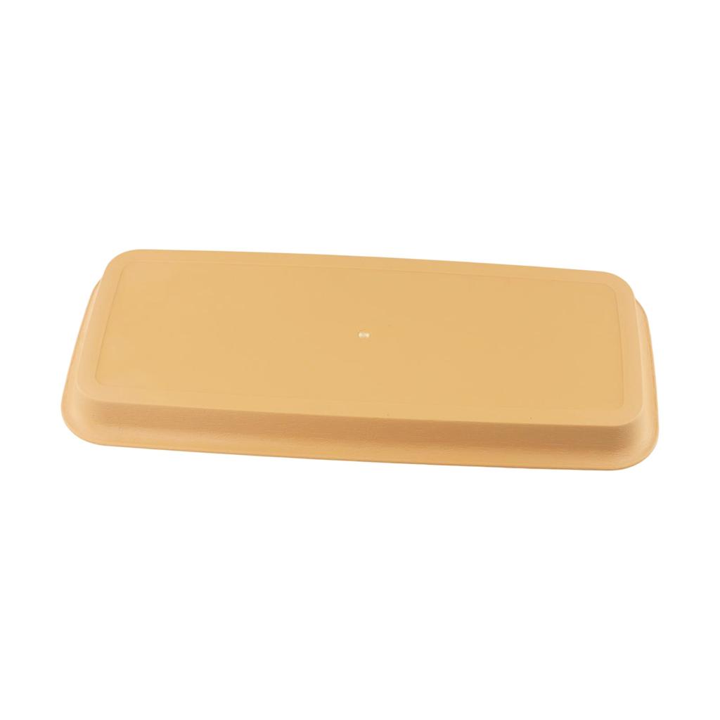 Heavy Duty Resin Saucer for Potted Plants Rectangle Design Ensures Effective Water Collection and Floor Protection