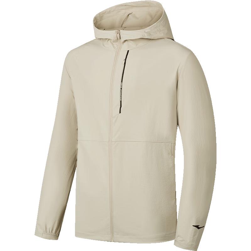 Erke Men's Water-Repellent Hooded Windproof Jacket