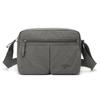 Solid Color Shoulder Bag Multi-compartment Crossbody Bag