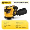 MELLWIN Cordless Electric Sander 3Speed Adjustable Orbital Sanding Polishing Machine Woodworking Tool For Makita 18VBattery Pin