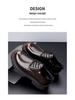 Men's Polished Leather Martin Boots - British Style, Versatile Casual Low-Top Short Boots for Autumn and Winter.