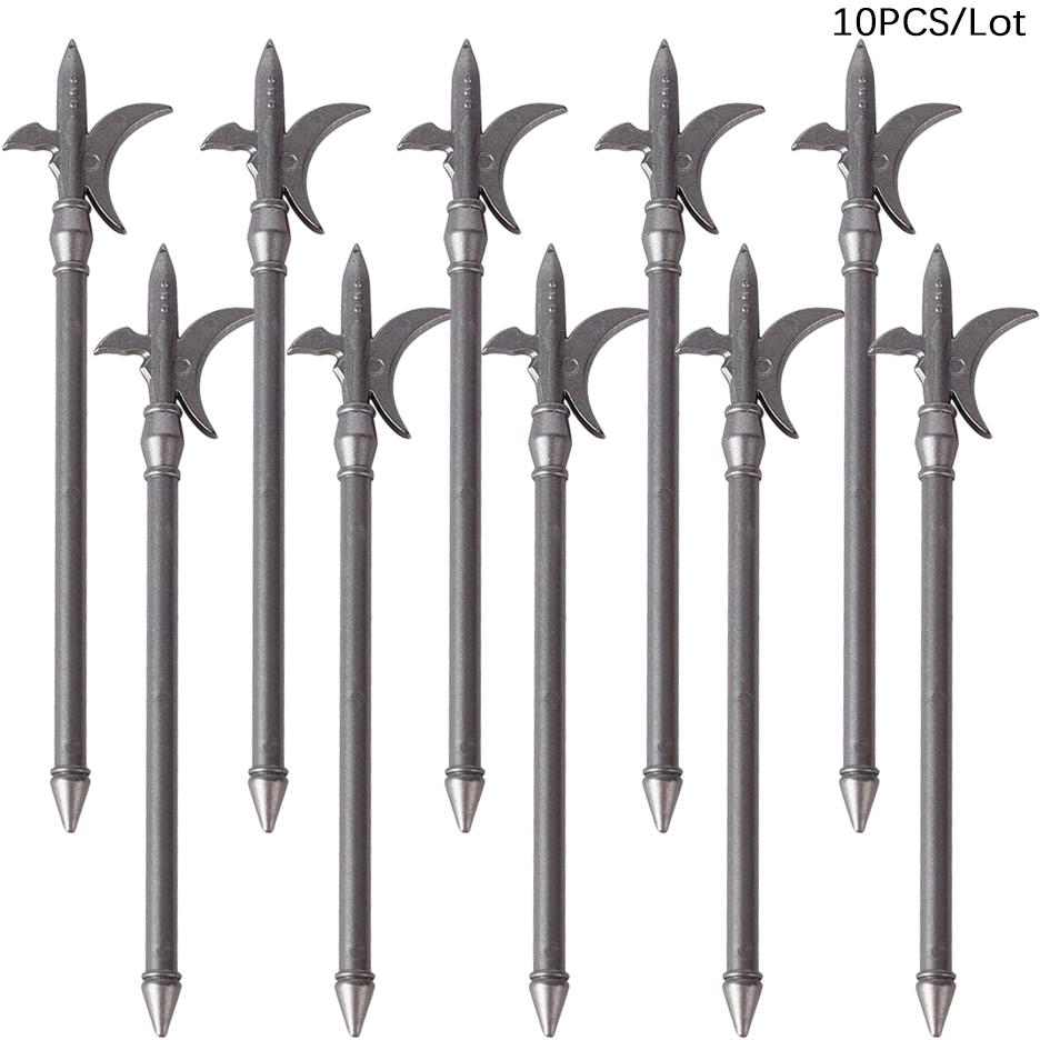 MOC Medieval Knights Helmets Building Blocks Kit Soldiers Army Accessories Bricks Toys Boys Gift