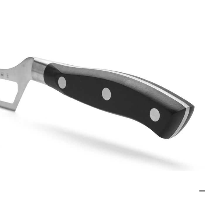Couteau à fromage lame en acier inoxydable 14.5 cm manche noir Riviera-