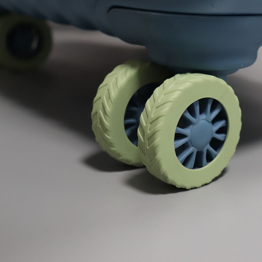 4Pc Luggage Wheels Protector Silicone Luggage Accessories Wheels Cover for Most Luggage Reduce Noise For Travel Luggage Suitcase