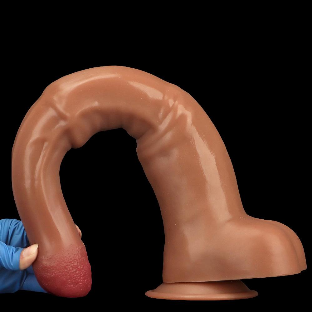 Silikon Po-Stöpsel Dildo Masturbator für Frauen Sexspielzeug Riesiger Dildo Fisting BDSM Strap-on Penis Großer Schwanz