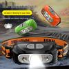 USB Rechargeable LED Induction Headlamp for Night Fishing and Running