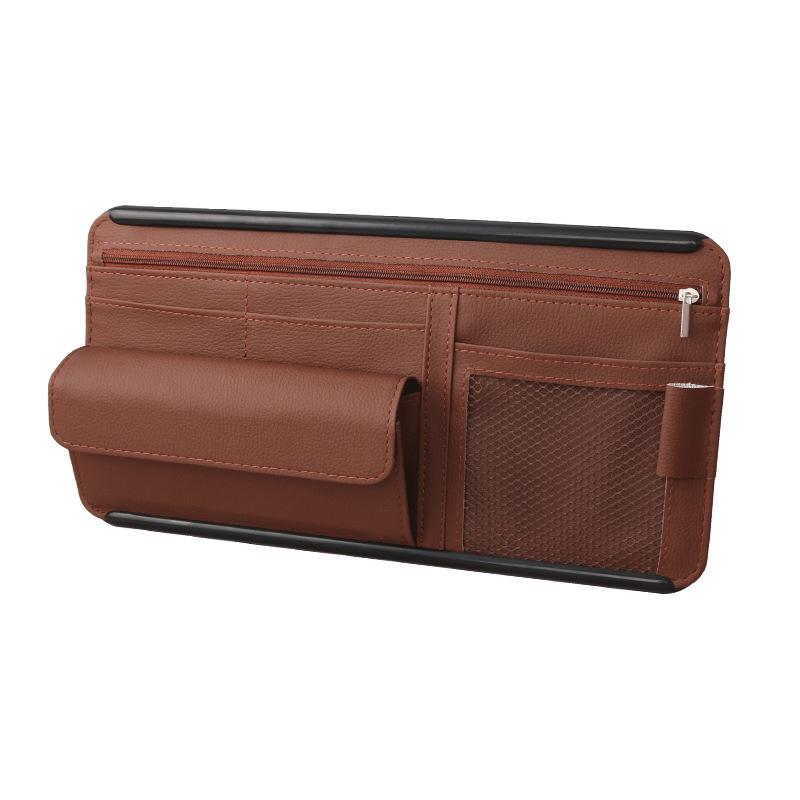 Car Sunshade Glasses, Document & Card Holder Storage Bag