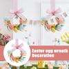 Miniature Easter Wreath, Suitable For Kitchen Cabinets, Miniature Spring Artificial Easter Egg Wreath.