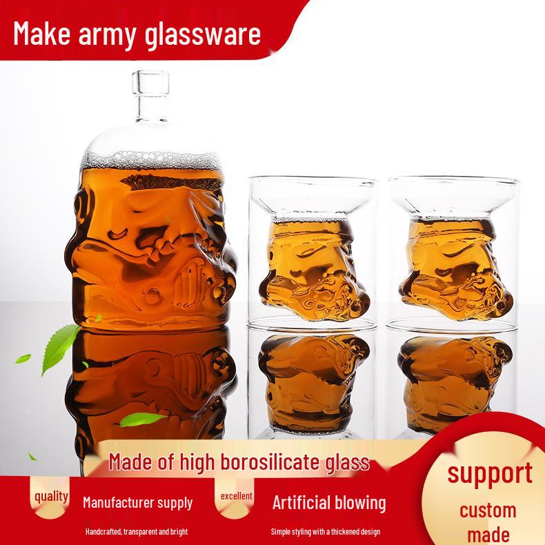 

Simple Fashion Whiskey & Beer Glass Set for Home Décor Please inquire before purchasing белый