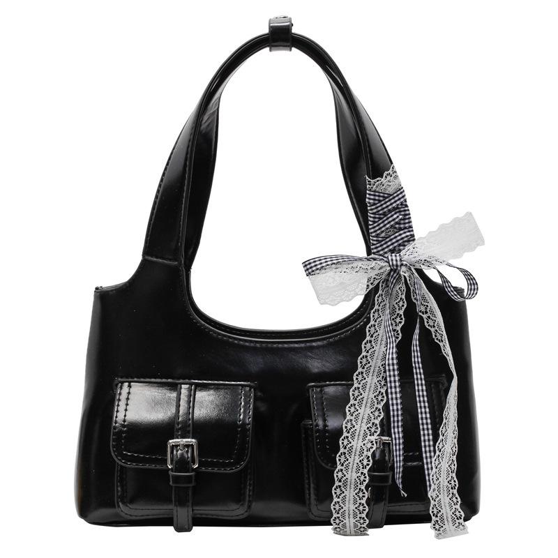Underarm Tote Bag Women's 2025 Spring and Summer New Trendy Fashion Versatile Large-capacity Shoulder Bag Bow Commuter Bag