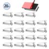 5/10/20 Pcs Self Adhesive Cable Management Clips Cable Organizers Wire Clips Cord Holder for TV PC under Desk Home Off