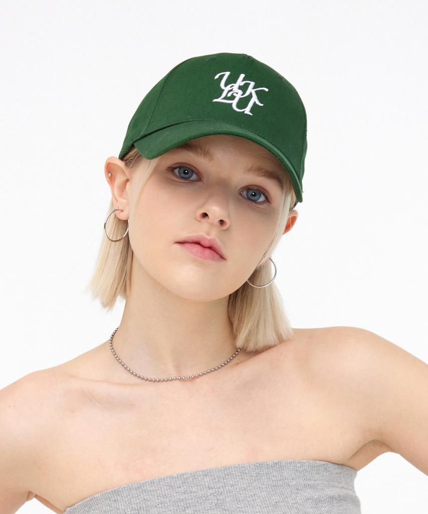 ULUK Lucida Embroidered Cotton Ball Cap_Green