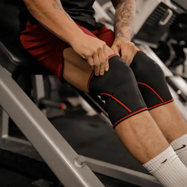 

Неопреновые наколенники 5 мм, двусторонние наколенники для тяжелой атлетики, баскетбола, бейсбола, приседания, неопреновая опора для коленей для спортсменов