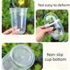 Clear Nursery Pots With Lid Plastic Seed Starting Pots With Drainage Hole Plant Nursery Pots Seed Starter Gardening Seedling Cup