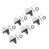 6pcs Guitar Tuning Peg Tuner Machine Head Knob With Screws and Washers for Electric Guitar