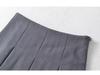 Summer American College Style High-Waist Pleated Mini Skirt - Slimming, Versatile, Sexy