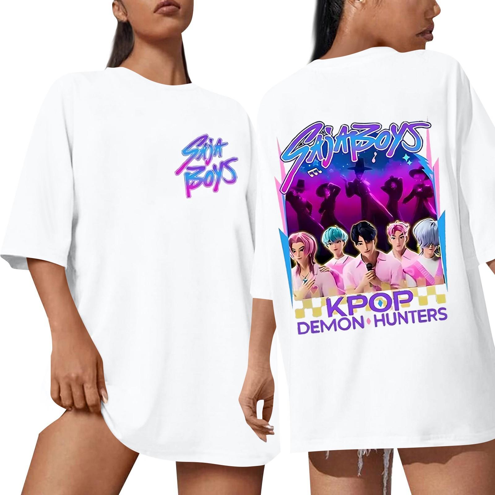 

Женская футболка с круглым вырезом, с коротким рукавом, повседневный свободный топ XL белый