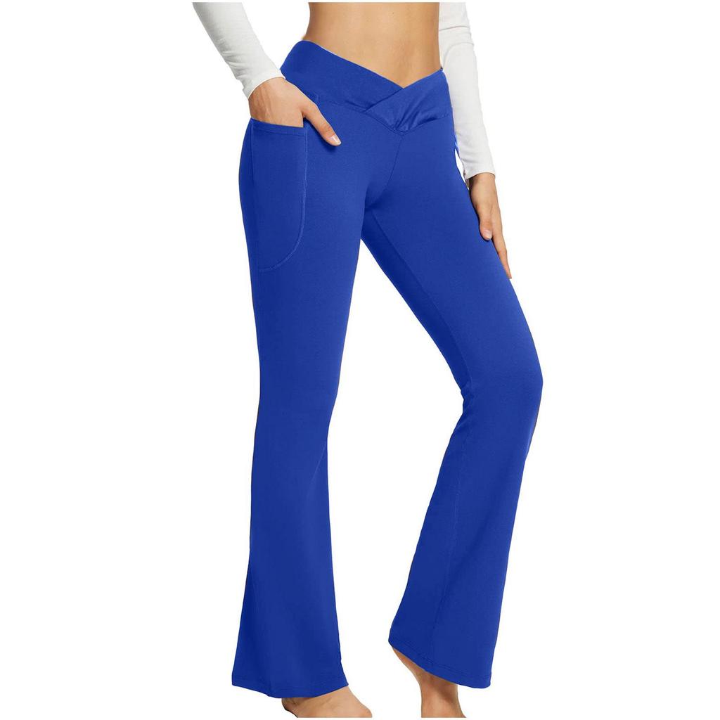 2024 Spring/Summer High-Waisted Wide-Leg Slimming Yoga Pants for Women