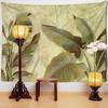 Tropical Banana Leaf Tapestry Wall Hanging Retro Forest Boho Aesthetic Room Hippie Decor Background Fabric