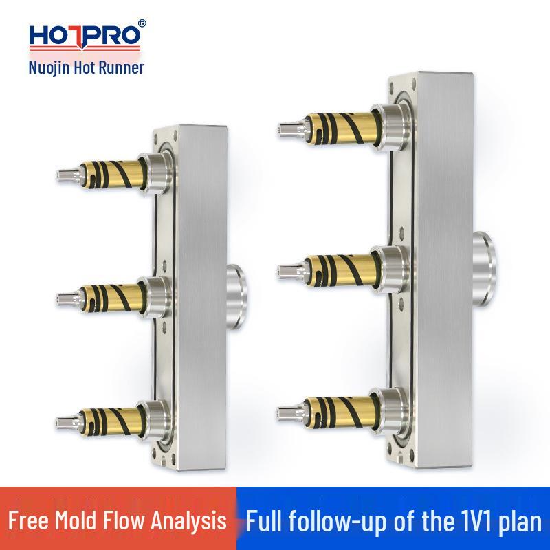 Eight-Pin Needle Valve Hot Runner System for Nylon Electronic Injection Molds