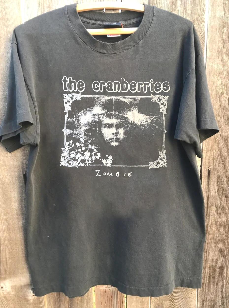 The Cranberries 90s band rare design Zombie Unisex Charcoal T-shirt Size S-5XL XXXXL