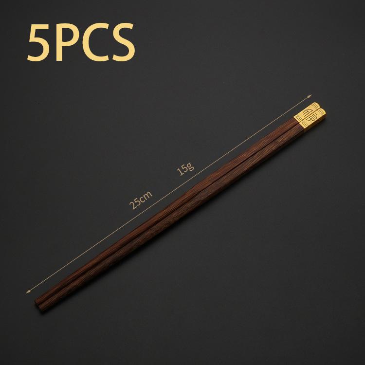 Chinese Chopsticks with Gift Box, Household, High-Grade, Non-Slip, No Paint, Original Color, Chopsticks