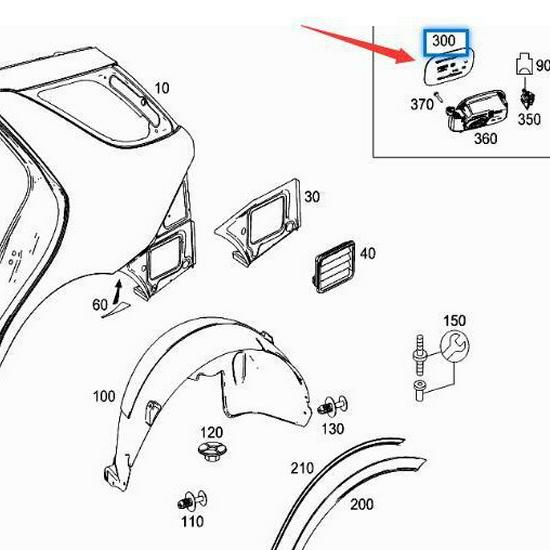 Capac Exterior Rezervor Combustibil Mercedes-Benz ML/GLE W166