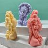 Pretty Girl Decoration 3D Candle Soap Mould  Candle Epoxy Mold Handmade Candle  Wax Soap Molds for Decorations