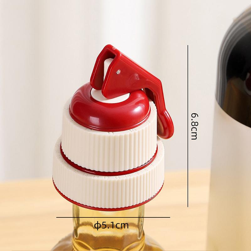 

[ZYAS]Wine Stopper, Vacuum Stopper For Red Wine, Wine And Spirits, Reusable Universal Bottle Stopper With Timer.