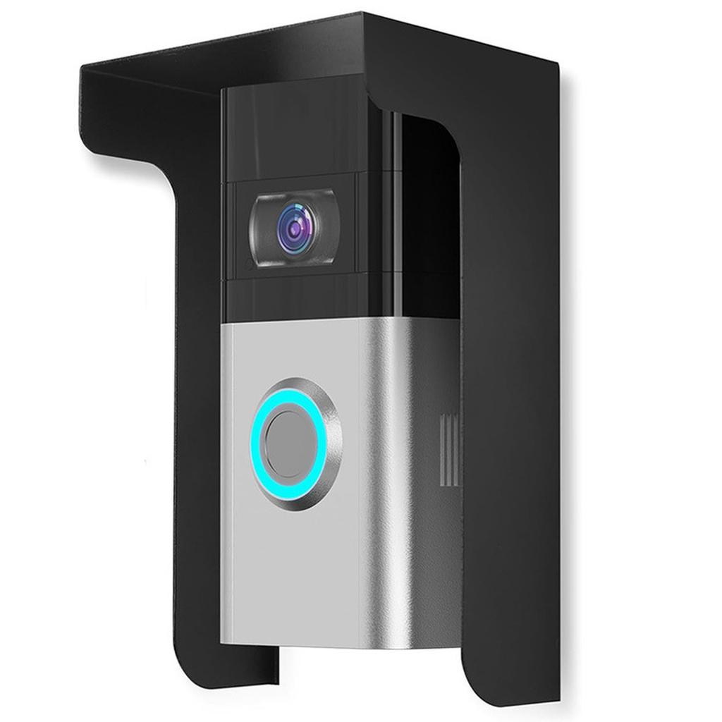 Ring Doorbell Protector - Rain Cover Steel Windproof Door Bell Cover Doorbell Weather-Blocking Cover