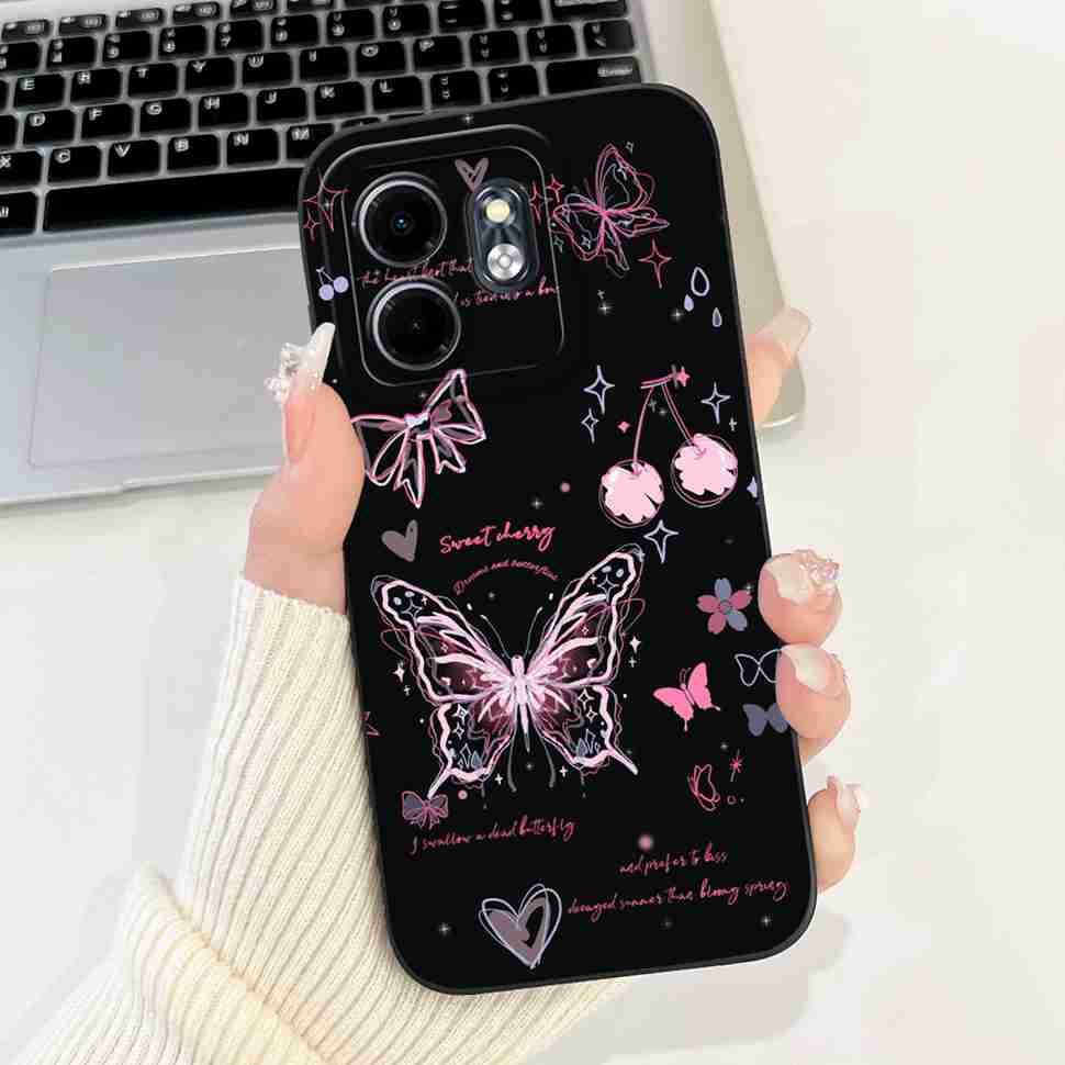 For Infinix Hot 50i Case Hot50i X6531 Lovely Rabbit Silicone Soft TPU Cover Fundas For Infinix Smart 9 Smart9 X6532 Phone Cases