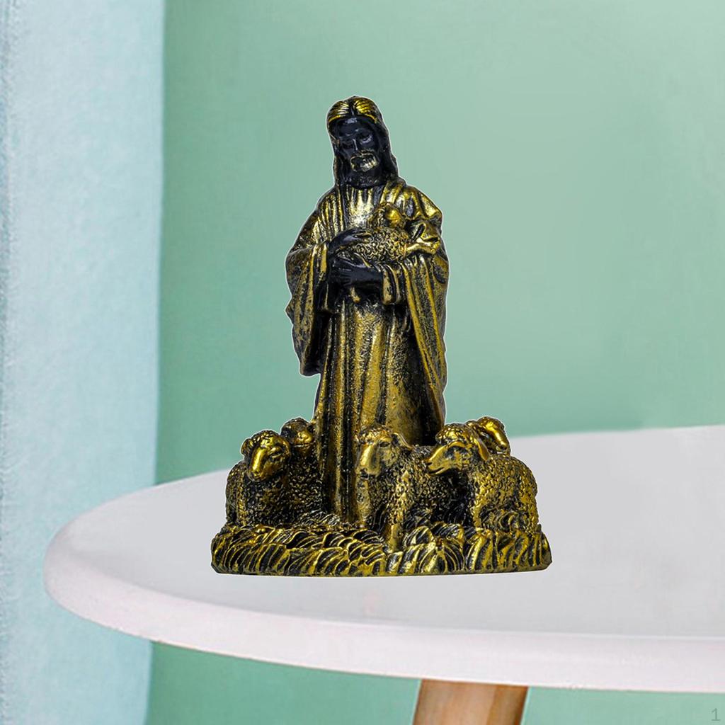 Resin Figurines, Sculpture Ornaments Modern Design, Statue for Desks, Tables, Shelves, Bedside
