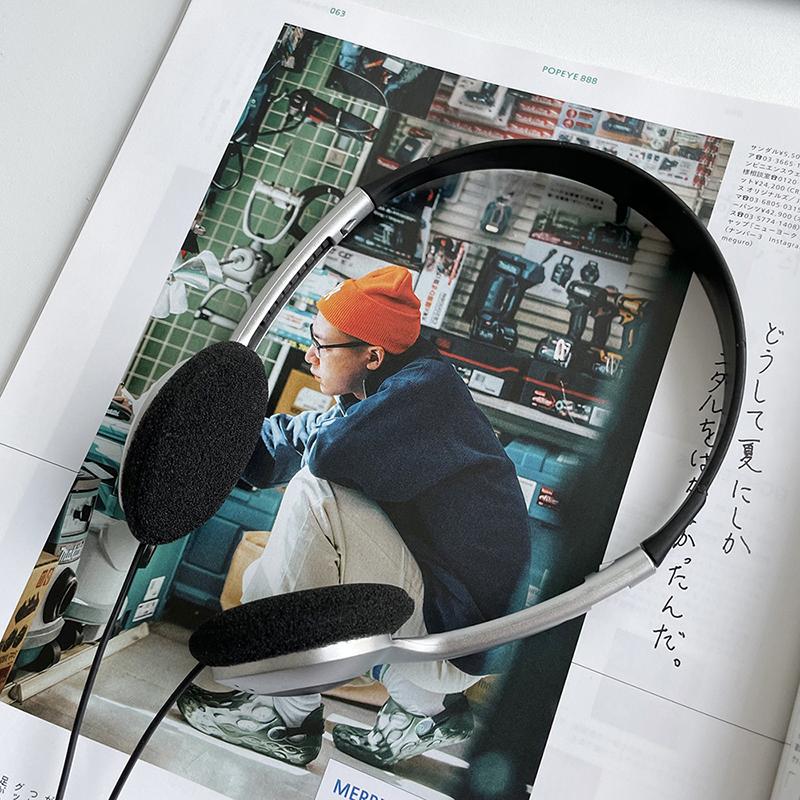 Auriculares Clásicos Retro Música Mp3 Walkman Sentimientos Retro Portátiles con Cable Pequeños Auriculares Deportes Accesorios para Fotos