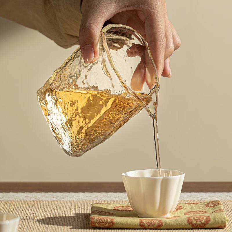 Japanese Hammered Glass Fairness Cup