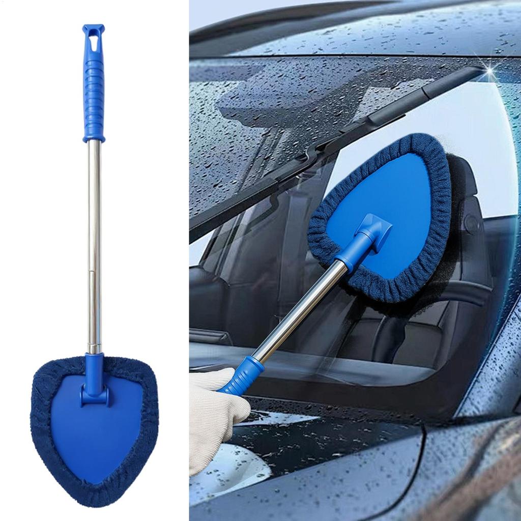 Car Window Cleaner Soft Non Slip Compact Wiping Tool Interior Windshield Cleaner For Automotive Vehicle Trunk Home Indoor Garage