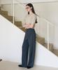Deuloupisumeon V-Neck Puff Short Sleeve Cotton Knit [Sand Grey]