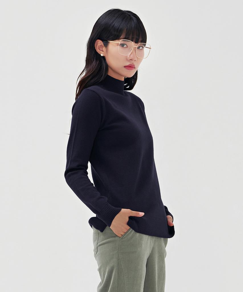 CHASECULT Women'S Mock Turtleneck Sweater-Bgzg5204E04