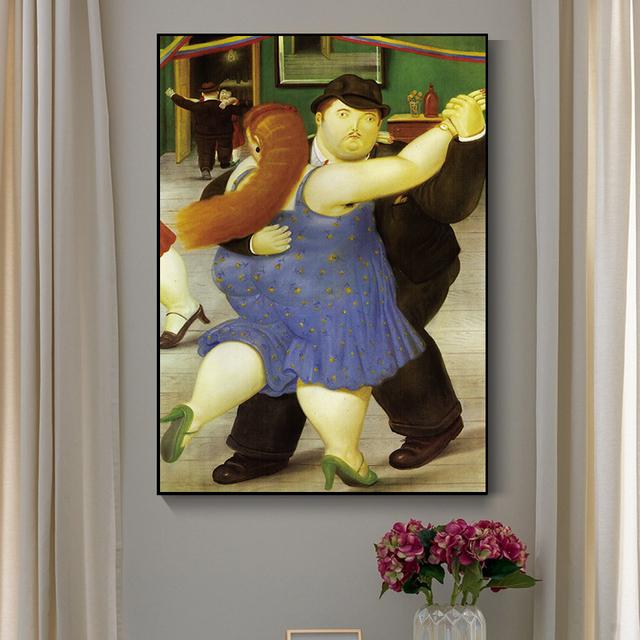 Kolekcja Fernando Botero Obrazy dekoracyjne Współczesne reprodukcje artystyczne i nowoczesne dekoracje ścienne do salonu Dekoracje ścienne na płótnie Malarstwo bez ramki