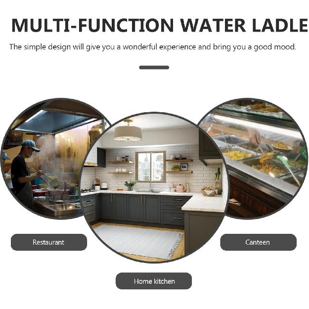 

Пластиковый ковш с удобной ручкой, многофункциональный ковш для воды для ванной, кухни и полива сада, легкая конструкция для простоты использования и очистки 27.8X16.7X8.7CM