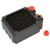 Water Cooling Radiator Double Layers 8 Pipes G1 4 Thread Brass Water Cooler with Screws for Engraving Machine Printer