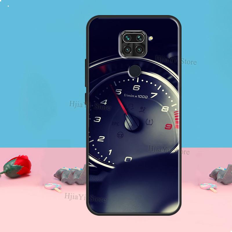 Speedometer Car Case For Redmi Note 8 9 10 11 12 Pro Plus 10S 11S 12S Cover For Redmi 9C 10A 10C 12C Coque