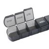 Capsules Organizer 7 Days Pill Storage Box Mini Dispensers Medicine Boxes Travel Pill Case