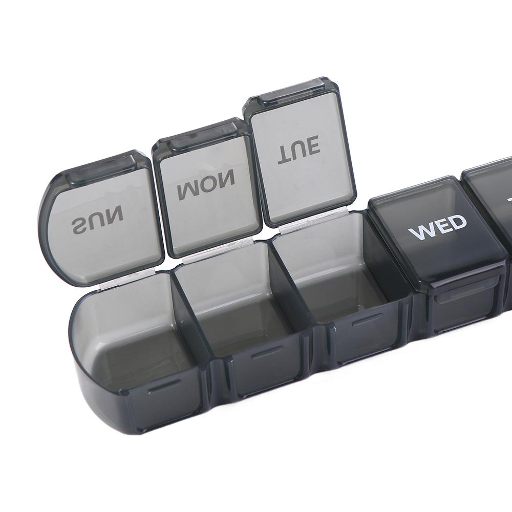 Capsules Organizer 7 Days Pill Storage Box Mini Dispensers Medicine Boxes Travel Pill Case