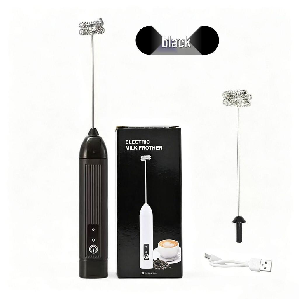 Portable Electric Milk Frother & Egg Beater - Ideal for Coffee & Baking