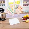 1Pc White Plastic Dough Scraper Cream Smooth Cake Flour Spatula Cutter Baking Pastry Tool Plastic Dough Scraper Tool,Essential for Baking and Cooking