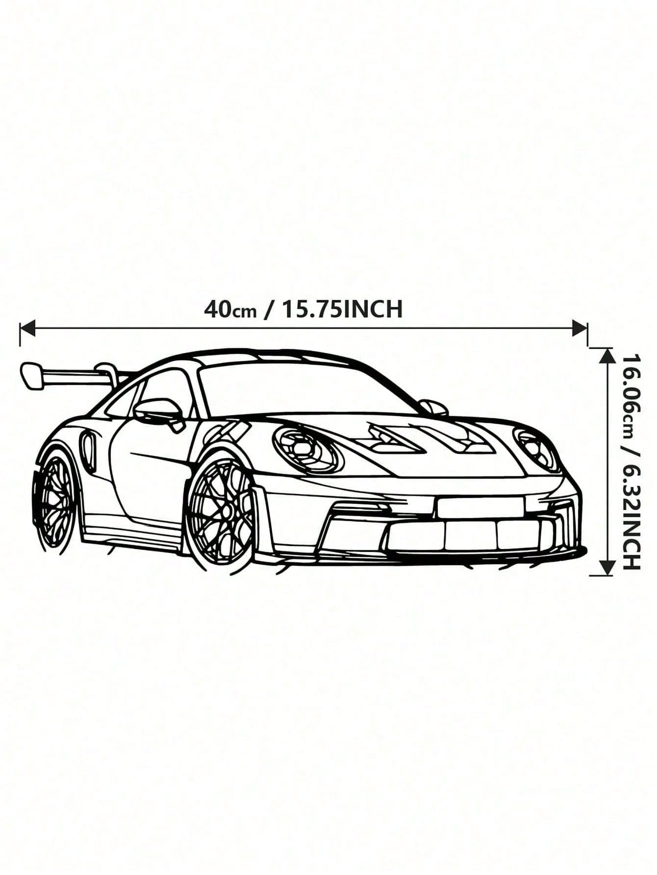 

Vintage Car Wall Art 40x16cm Metal Panel Retro Home Decor Christmas Gift TY7161 різнокольоровий